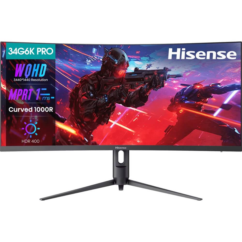 Изображение товара Монитор Hisense 34G6K-PRO игровой изогнутый 34 180 Гц WQHD HDR1000