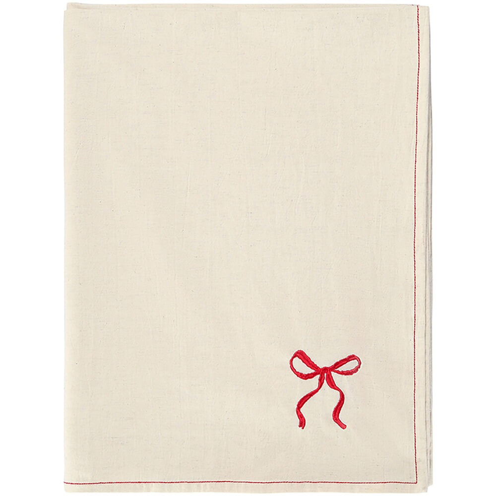 Изображение товара Скатерть Tkano Essential Fancy Bows TK25-TC0002 бежевого цвета