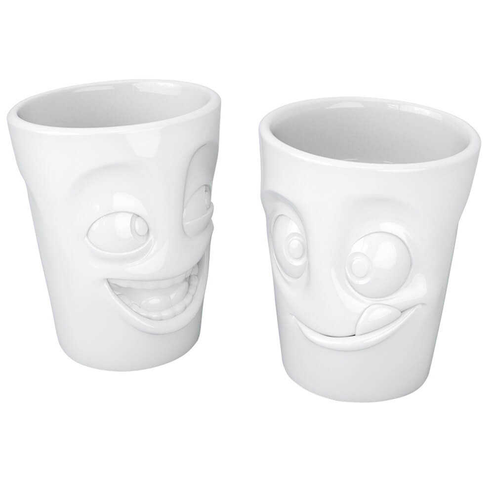 Изображение товара Набор кружек Tassen Joking & Tasty 2 шт 350 мл фарфор белый