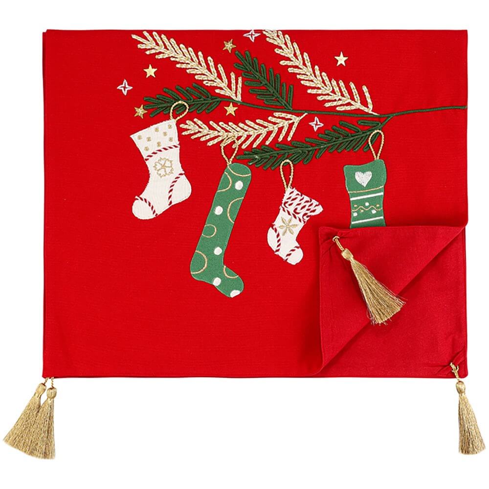 Изображение товара Дорожка на стол Tkano New Year Essential 45x150 см красная