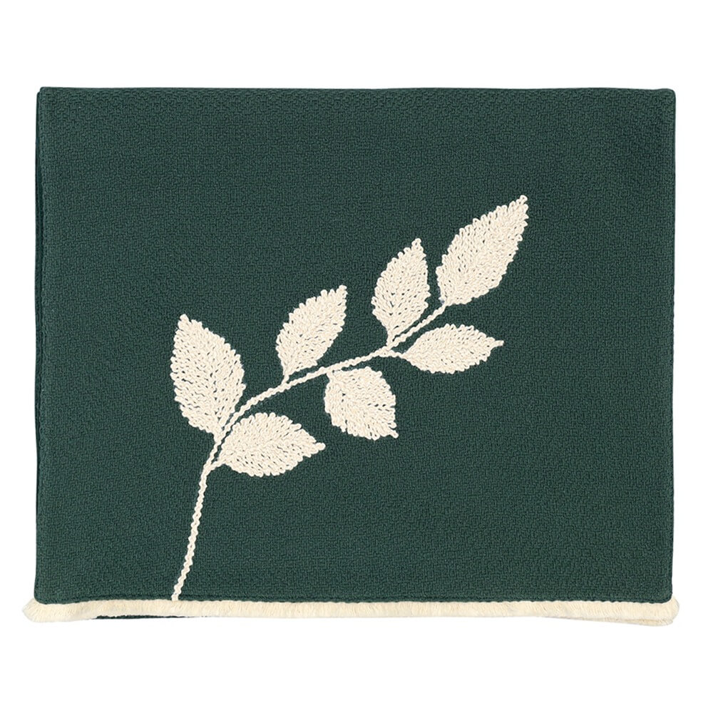 Изображение товара Дорожка на стол Tkano Ethnic Garden harmony TK25-TR0005 45x150 см зелёная из полиэстера и хлопка