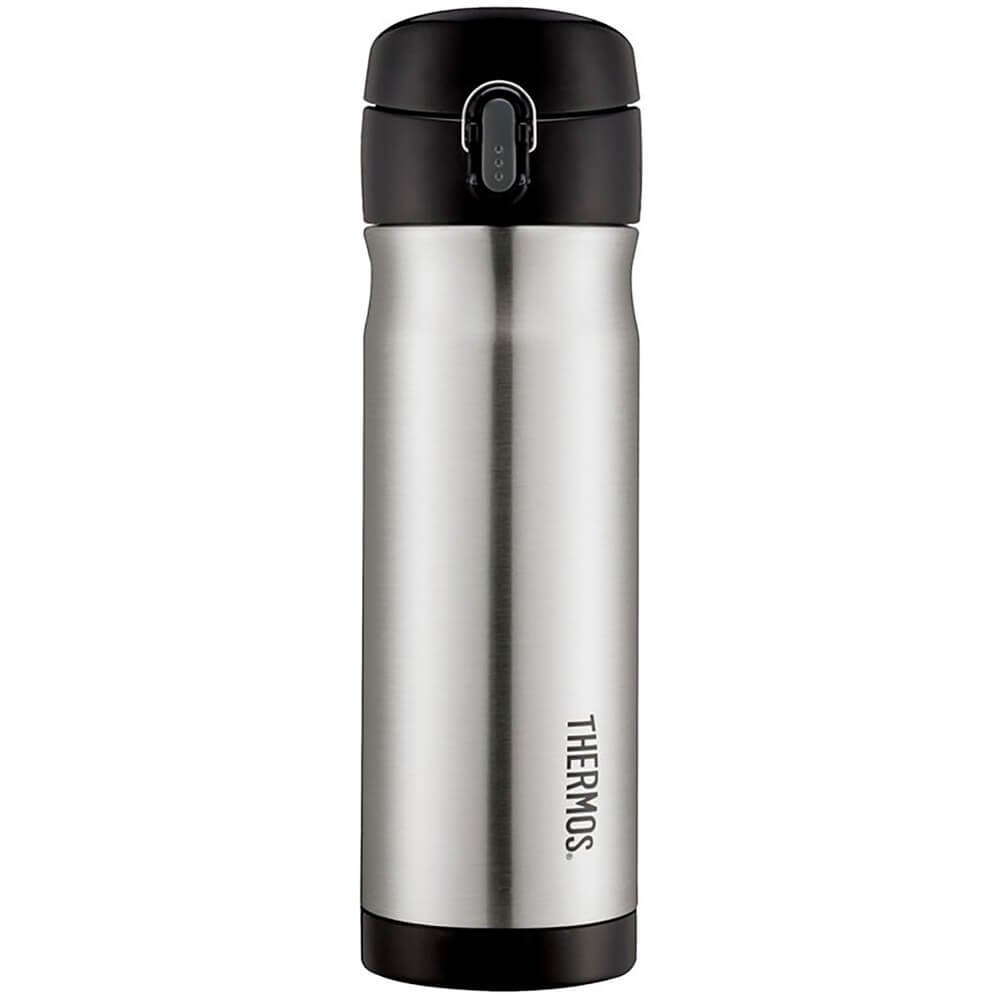Изображение товара Термокружка Thermos JMW-500 SBK нержавеющая сталь 0.5 л с кнопкой открытия