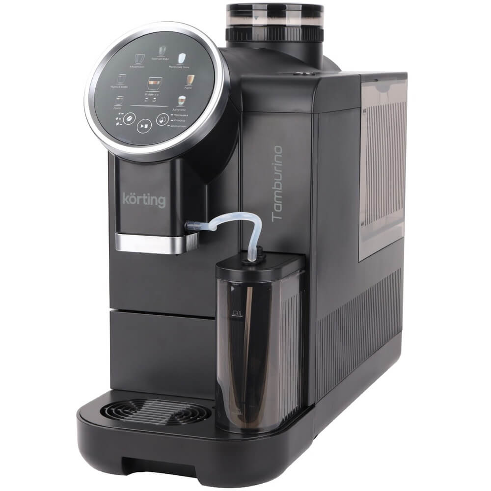 Изображение товара Кофемашина Korting KACM 2028 N Tamburino с жерновой кофемолкой и 8 программами