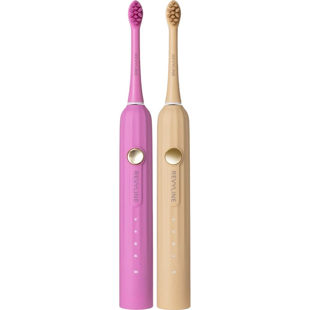 Изображение товара Набор электрических зубных щеток Revyline RL 075 DUO с 4 режимами и 180 дней автономной работы