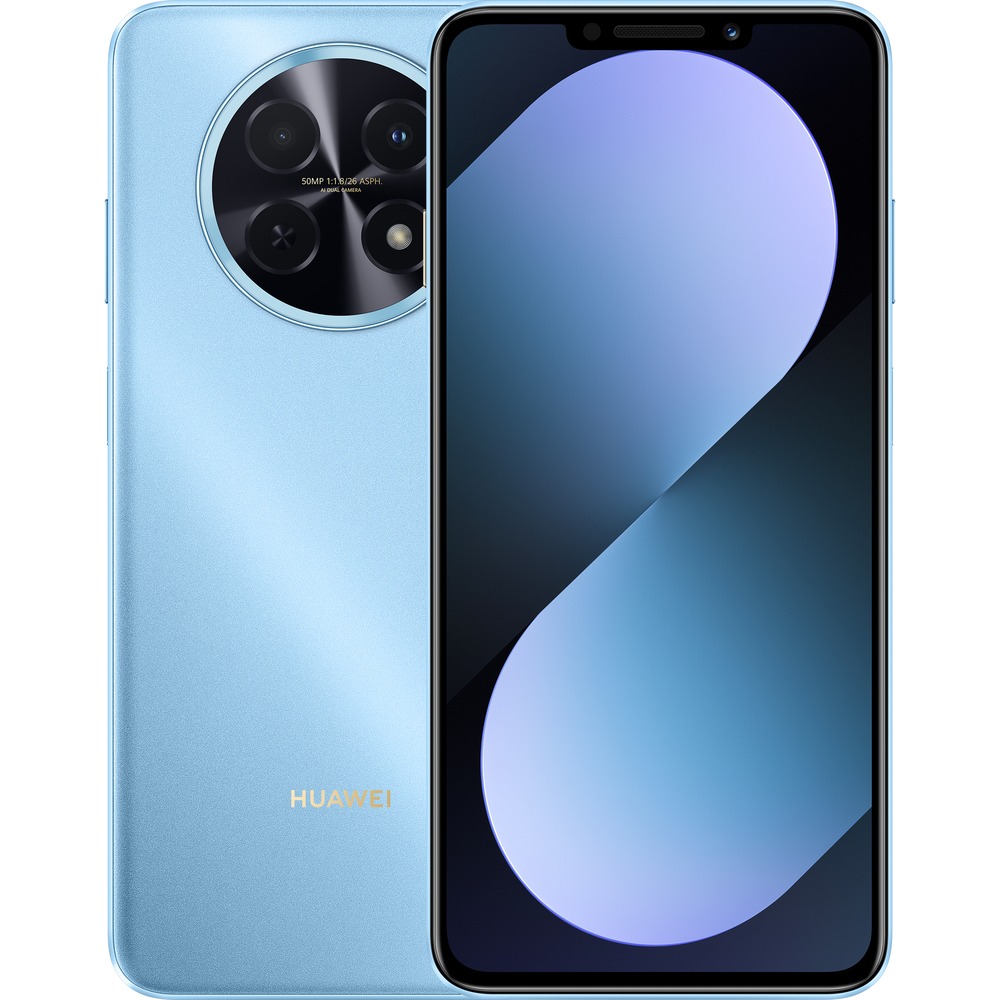 Изображение товара Смартфон Huawei Nova 14i 128 ГБ голубой с большим экраном и мощной камерой