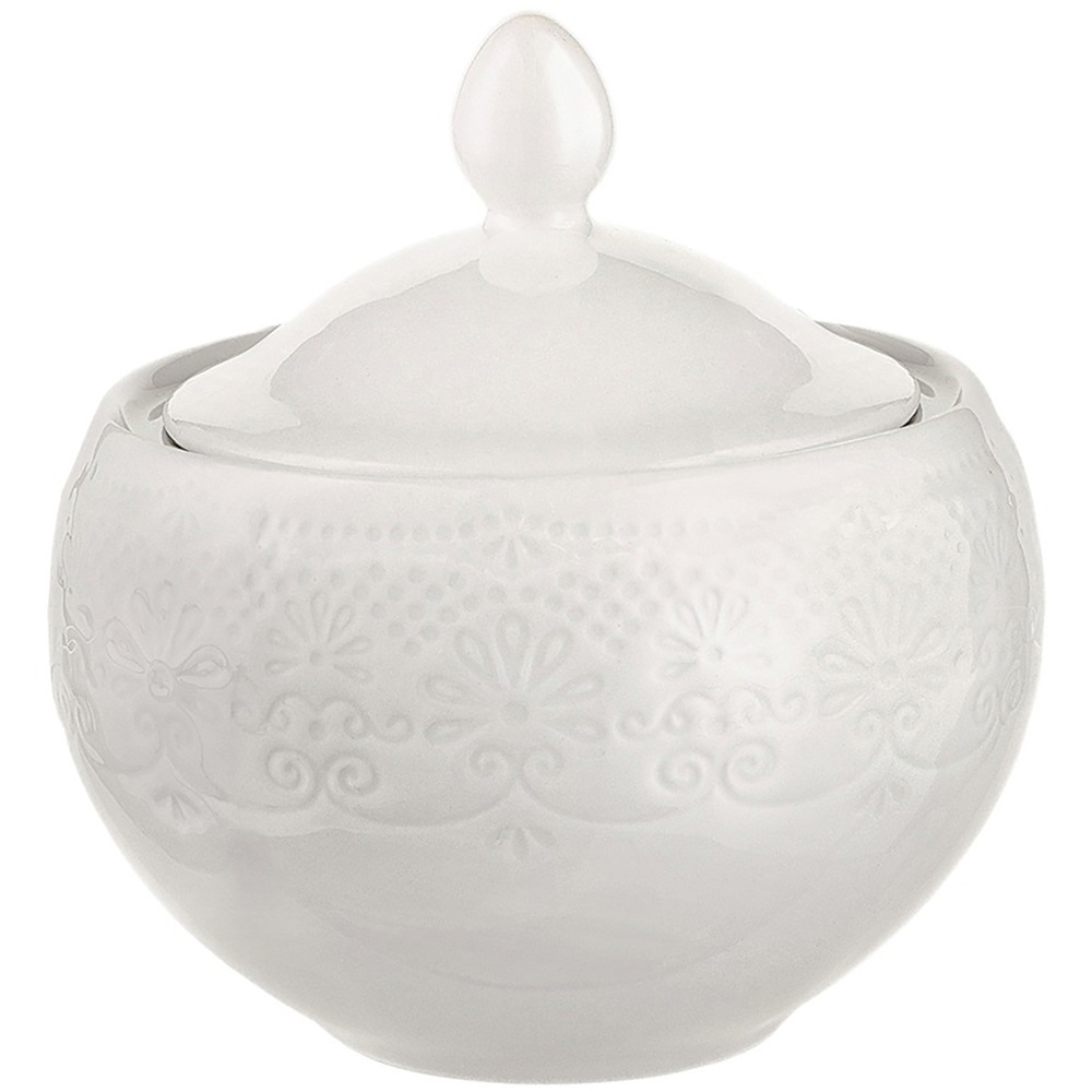 Изображение товара Сахарница Liberty Jones Tracery LJ_LL_SU250 из фарфора 0.25 л белая