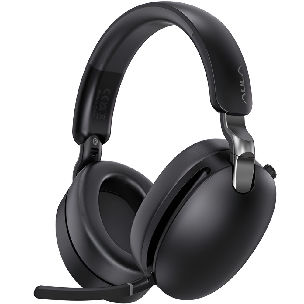 Изображение товара Компьютерная гарнитура Aula A500 черный - беспроводная накладная, качественный звук