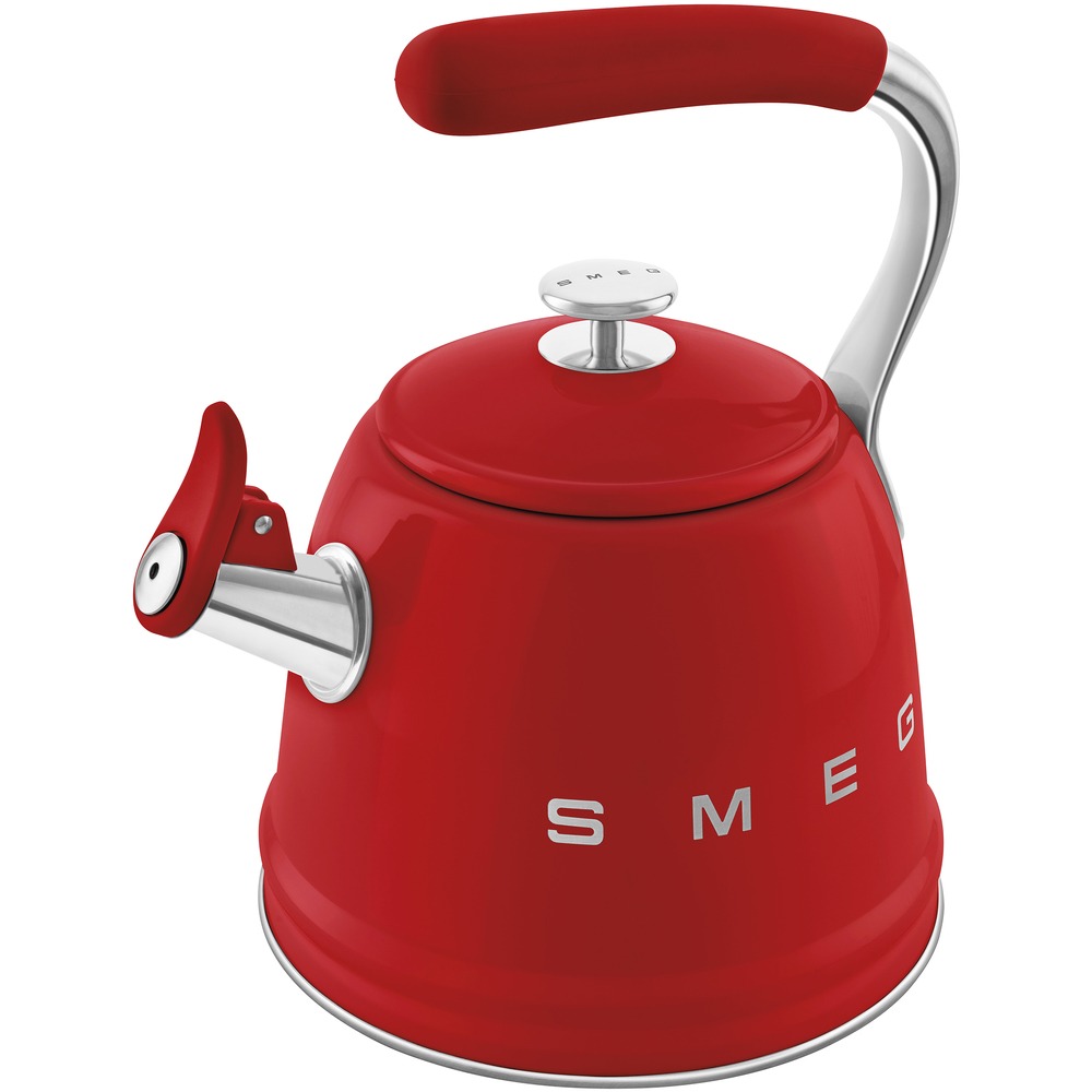 Изображение товара Чайник для плиты Smeg WKF01RD из нержавеющей стали 2.3 л индукция