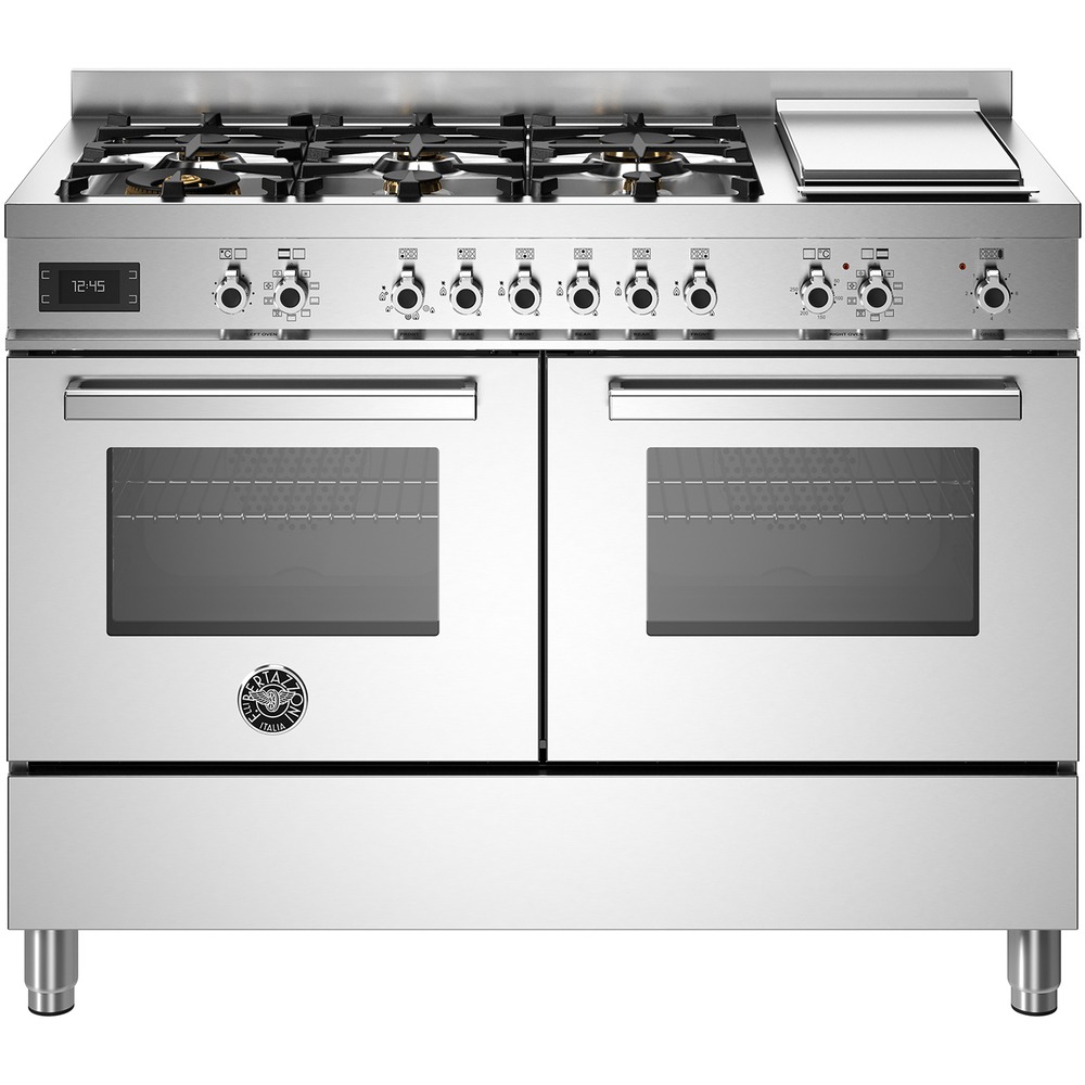 Изображение товара Плита Bertazzoni PRO126G2EXT с газовой варочной панелью и электрической духовкой