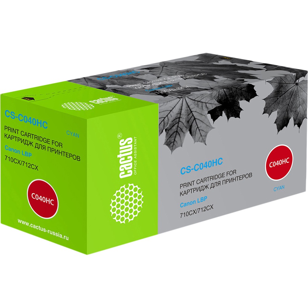 Изображение товара Картридж Cactus CS-C040HC голубой для лазерных принтеров 10000 страниц