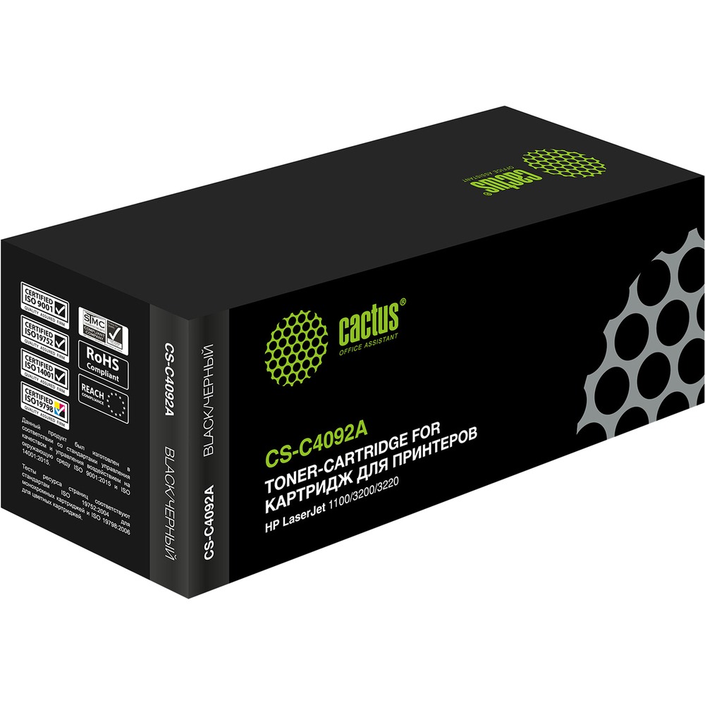 Изображение товара Картридж Cactus CS-C4092A черный для лазерного принтера