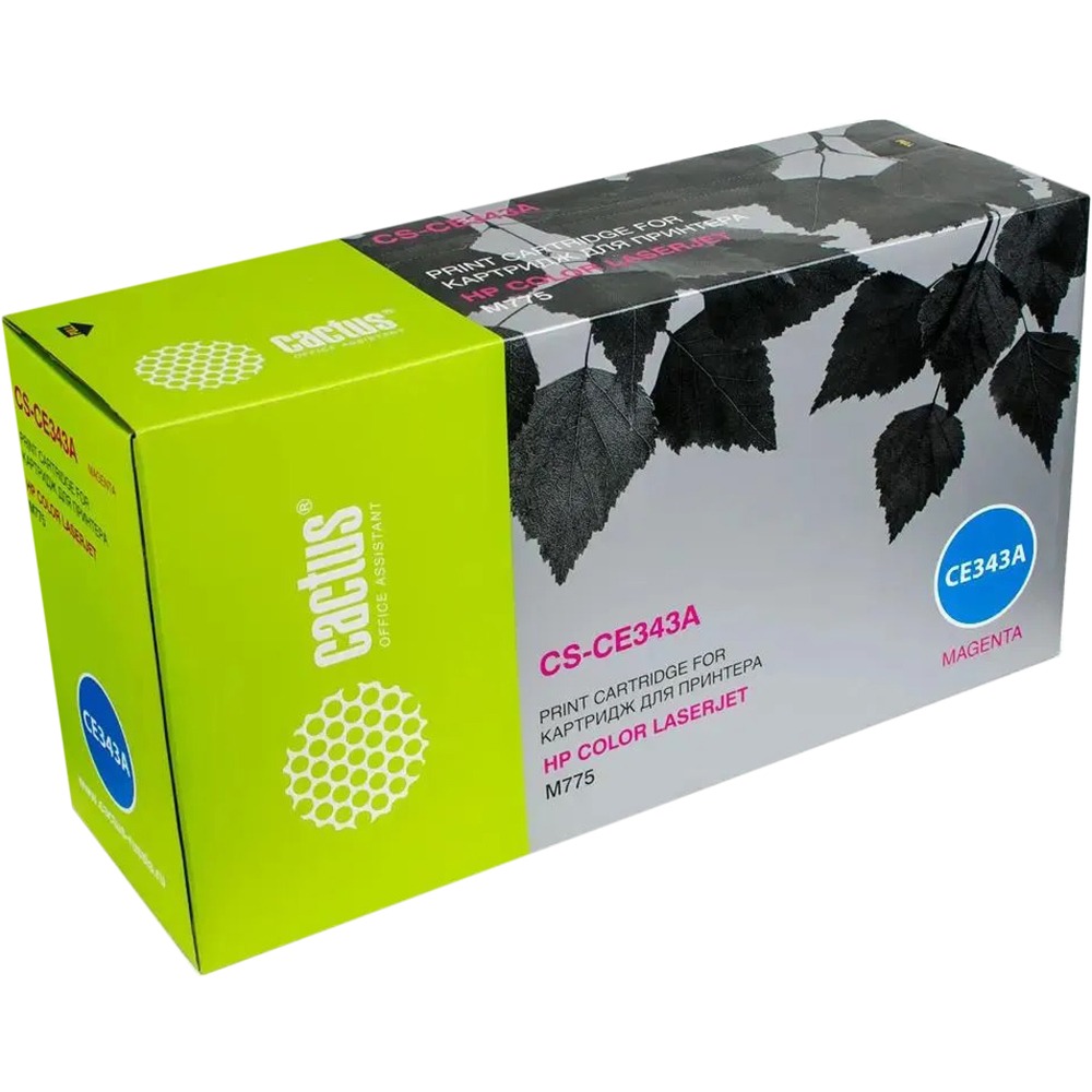 Изображение товара Картридж Cactus CS-CE343A пурпурный для лазерных принтеров