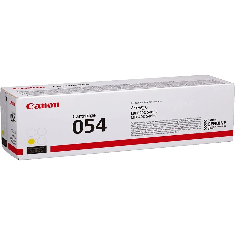 Изображение товара Картридж Canon 054Y 3021C002 желтый для лазерного принтера 1200 страниц