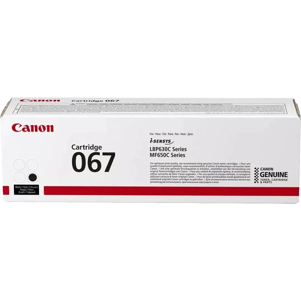 Изображение товара Картридж Canon 067BK 5102C002 черный для лазерного принтера 1400 страниц