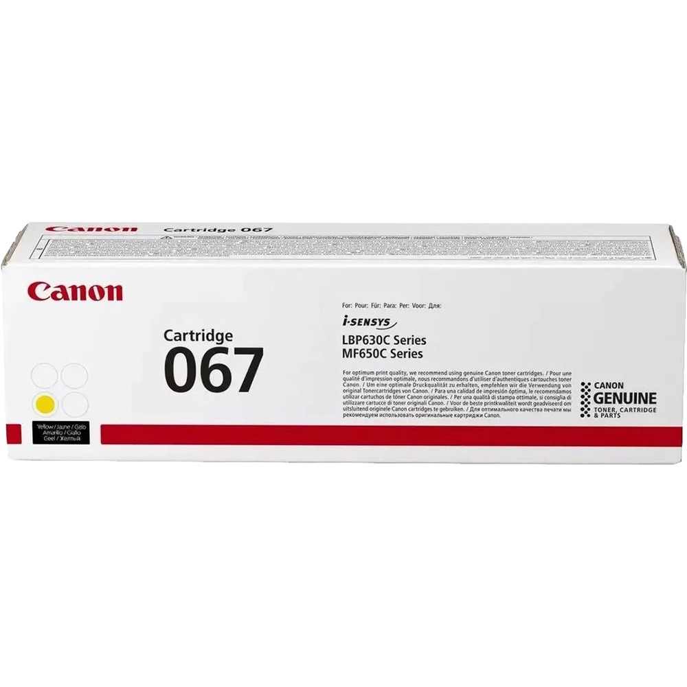 Изображение товара Картридж Canon 067Y 5099C002 желтый для лазерного принтера