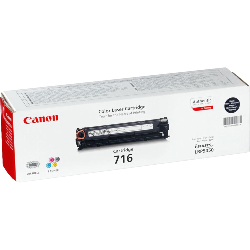 Изображение товара Картридж Canon 716BK 1980B002 черный для лазерных принтеров