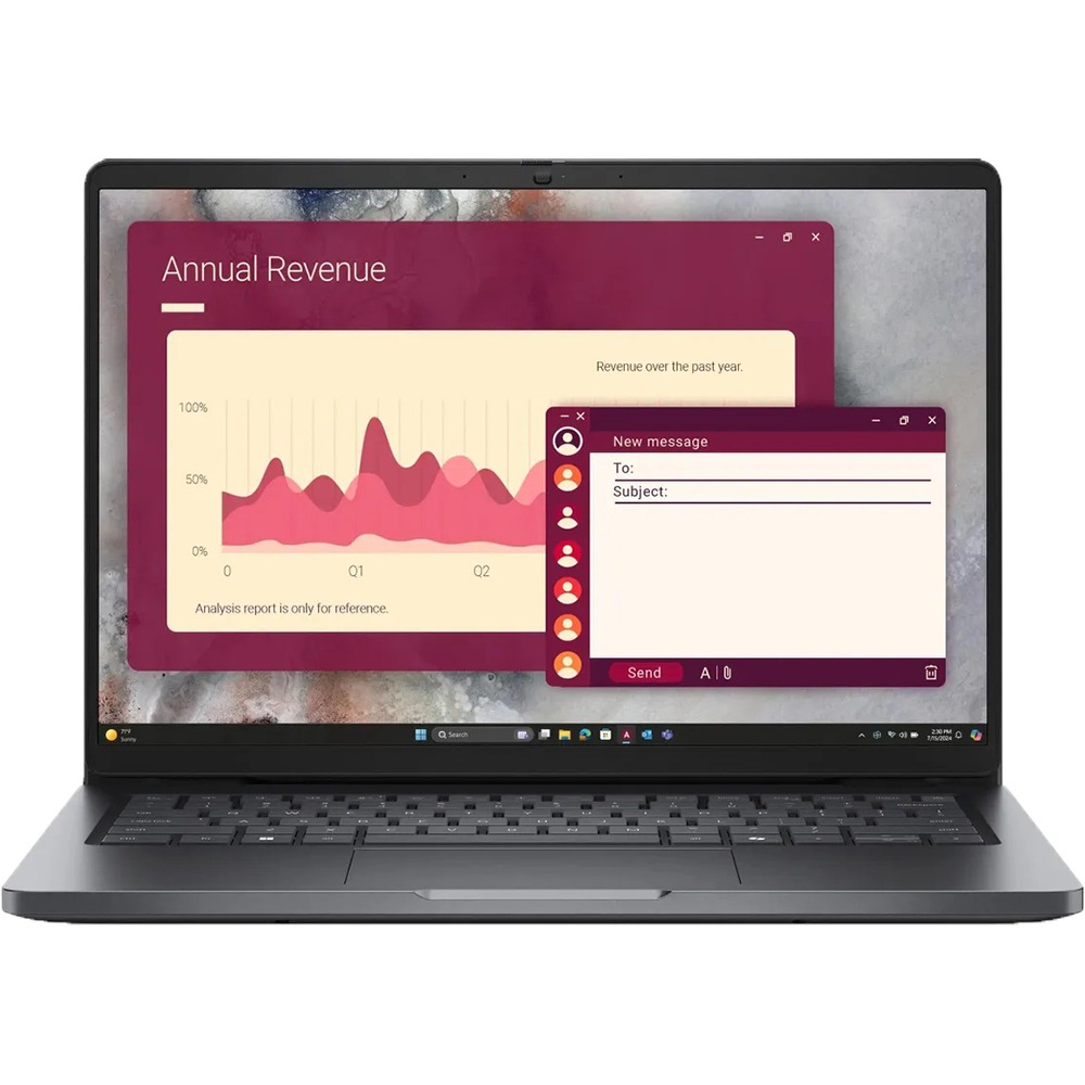 Изображение товара  Dell Pro 14 ноутбук с процессором Intel Core Ultra 7 255U, 16 Гб RAM, SSD 512 Гб