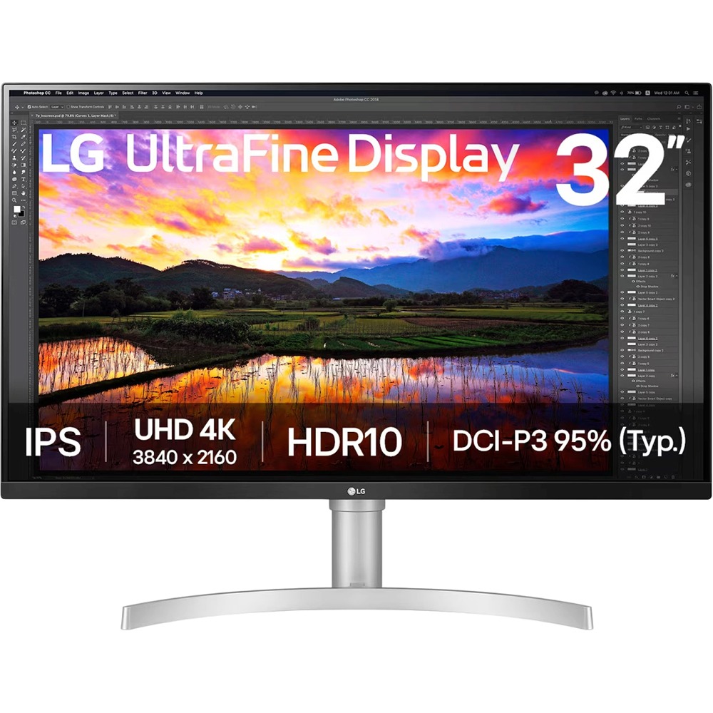 Изображение товара Монитор LG 32UN650K-W 31.5 дюйма 4K UHD с форматом 16:9