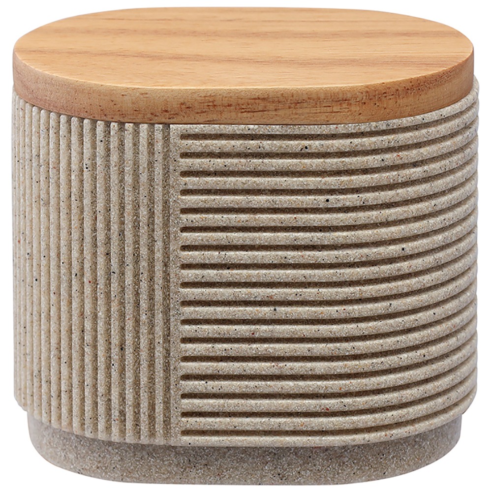 Изображение товара Банка для хранения Bergenson Bjorn Bath Dune BB0000950 из полирезина, песочный цвет