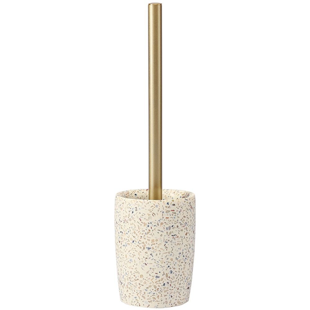 Изображение товара Ершик для унитаза Bergenson Bjorn Bath Mosaic BB0000930 напольный нержавеющая сталь бежевый