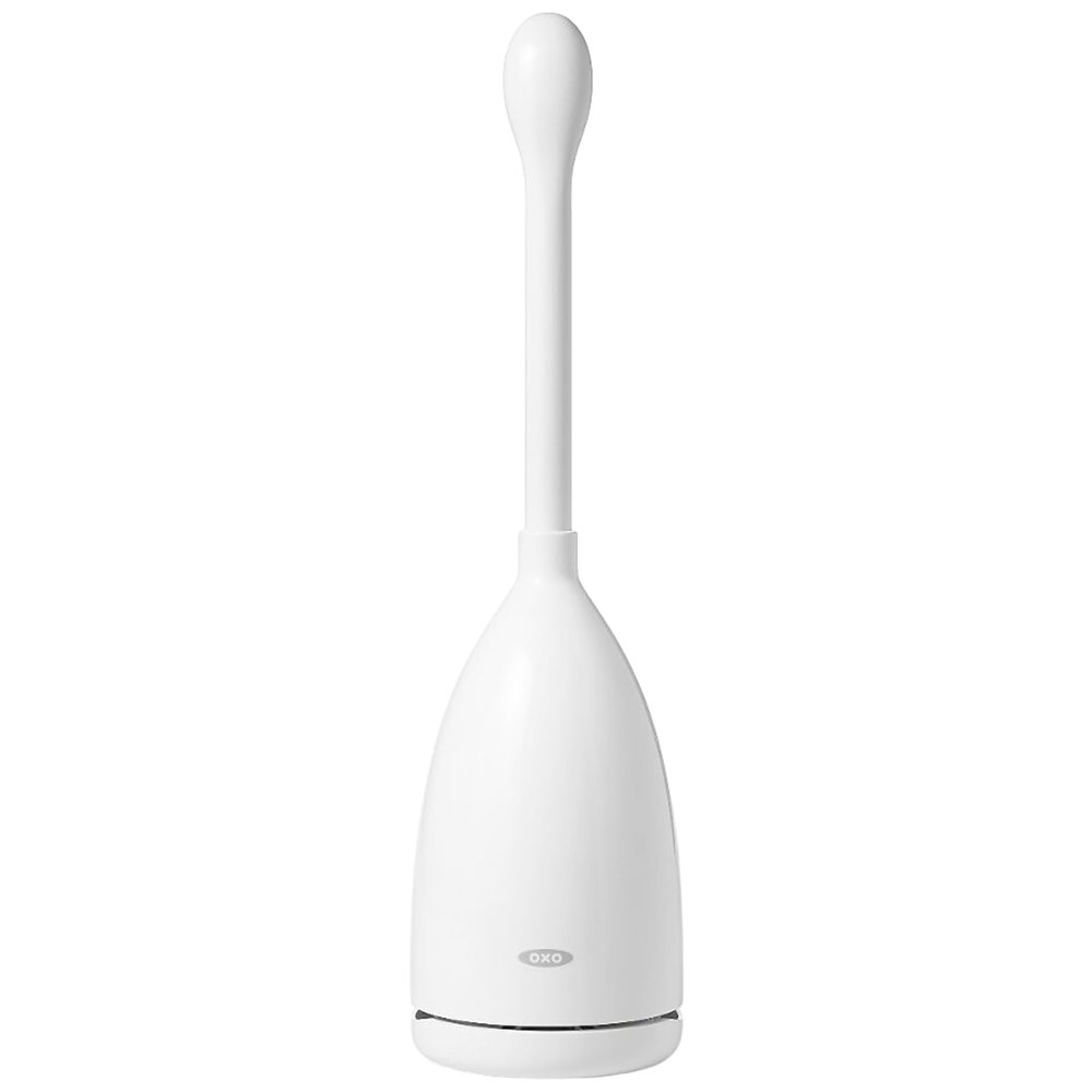 Изображение товара Ершик для унитаза OXO 12241600 напольный белый надежный комфорт