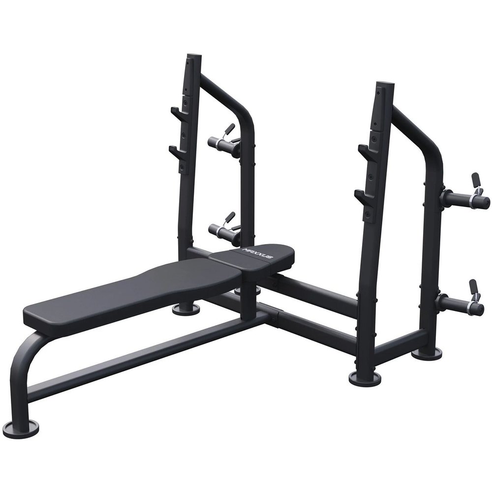 Изображение товара Скамья тренировочная STONERISE D5001 горизонтальная для жима со стойками