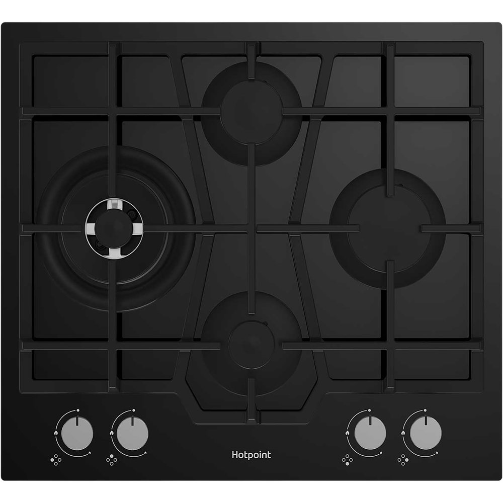 Изображение товара Газовая варочная поверхность Hotpoint HG 62FD/BK с закаленным стеклом