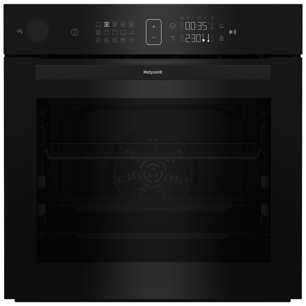 Изображение товара Духовой шкаф Hotpoint FE8 DF1351 SH BLX электрический с гидролизной очисткой