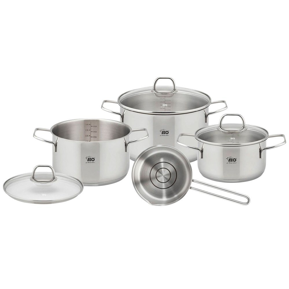 Изображение товара Набор посуды ELO Twice Select 41410 7 предметов из нержавеющей стали серебристый