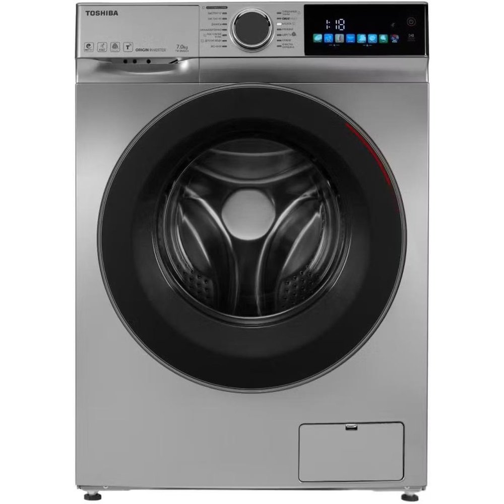 Изображение товара Стиральная машина Toshiba TW-BN80C4RU SK узкая с загрузкой 7 кг и скоростью 1200 об/мин