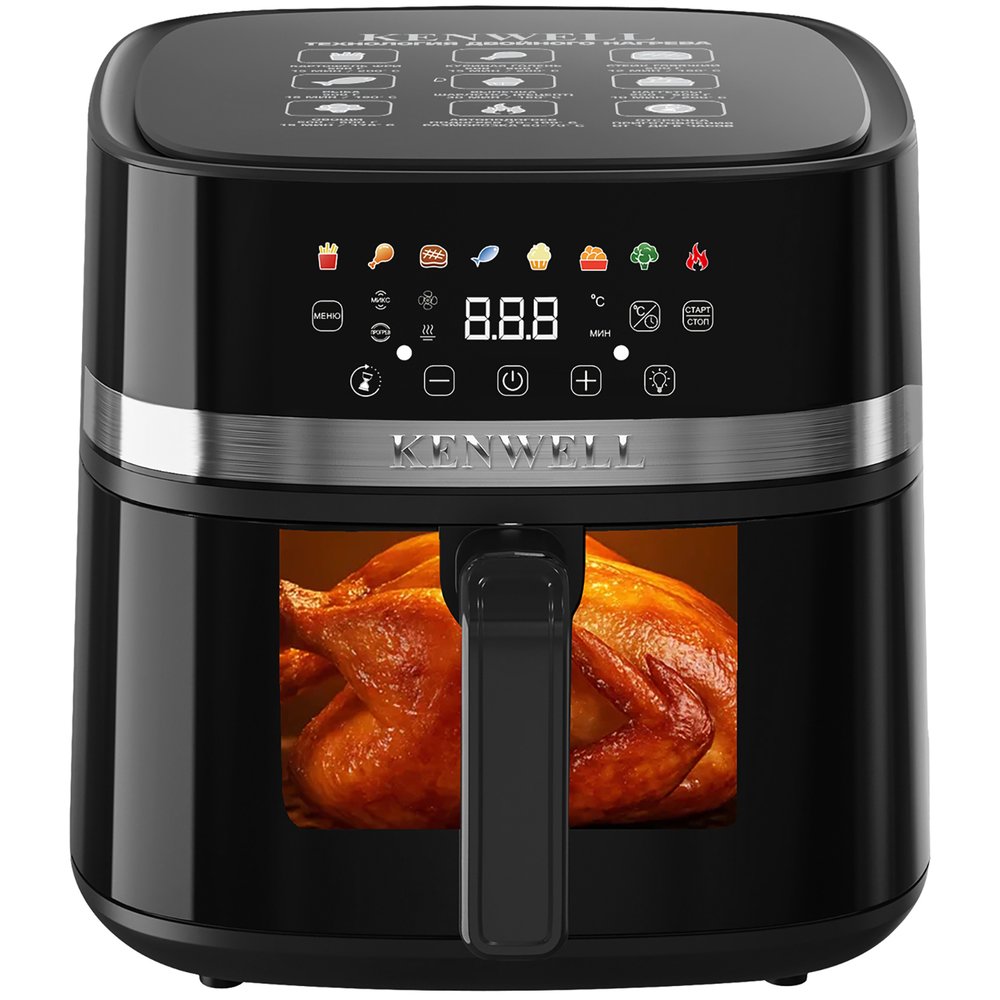 Изображение товара Аэрогриль Kenwell KEN4009 мощностью 2300 Вт с объемом 8 литров