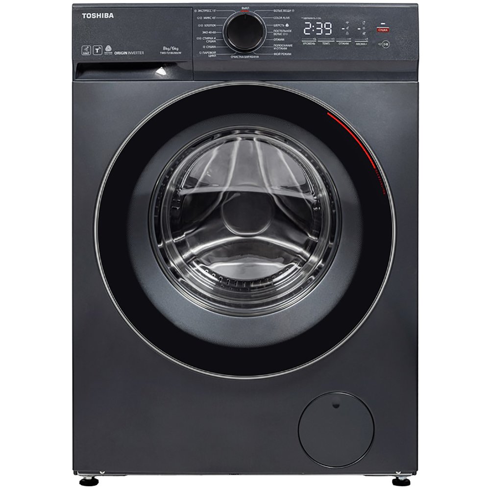Изображение товара Стирально-сушильная машина Toshiba TWD-T21BU90UWRU(MG) узкая бюджетная
