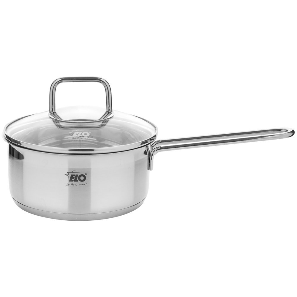 Изображение товара Ковш для кухни ELO Profi Duo Therm 40416 нержавеющая сталь 16 см 1.1 л для индукционных плит