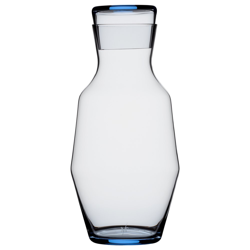 Изображение товара Графин Markthomas Double Bend Carafe Blue 1 л стекло для холодных напитков Изображение товара Графин Markthomas Double Bend Carafe Blue 1 л стекло для холодных напитков