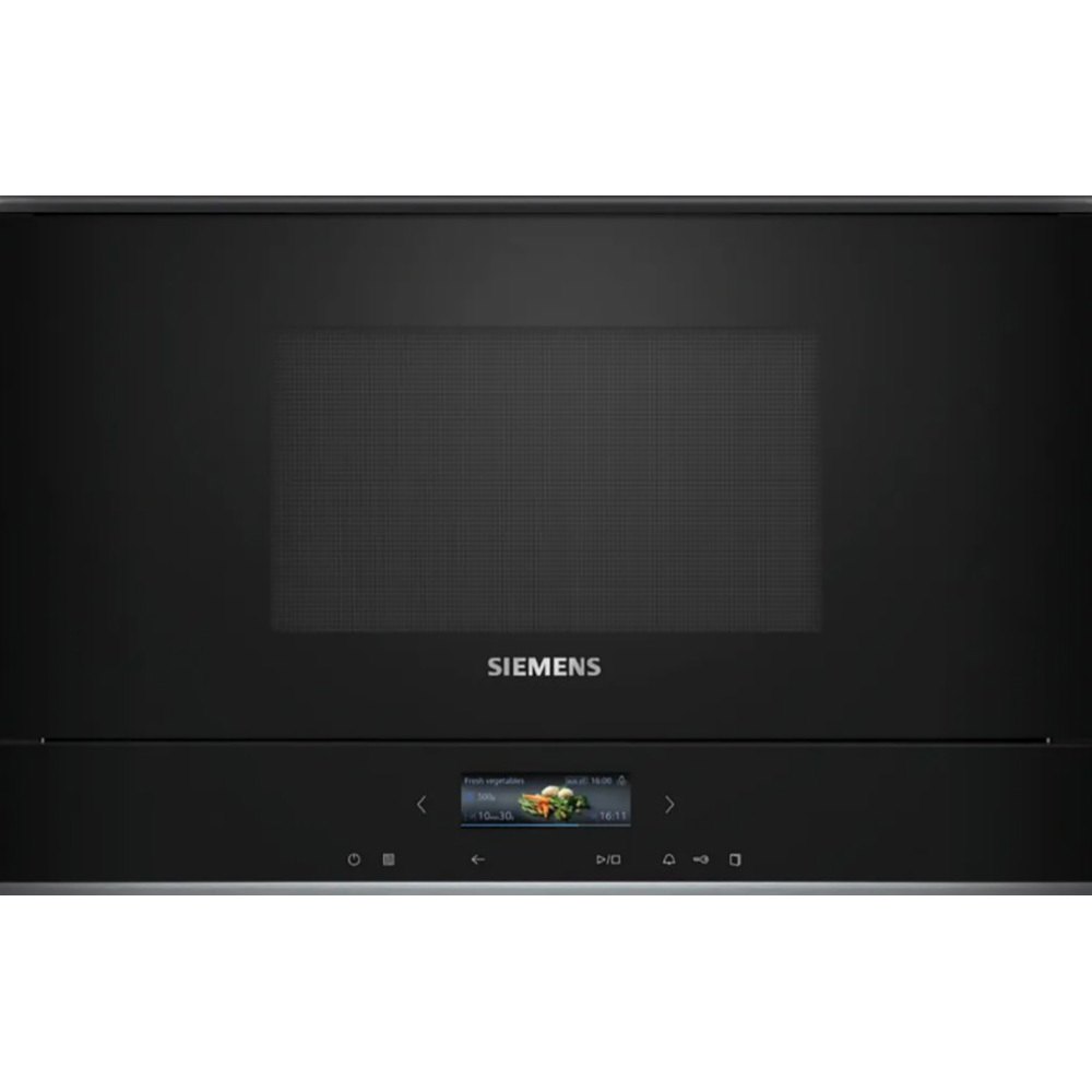 Изображение товара Встраиваемая микроволновая печь Siemens BF722R1B1 900 Вт 21 л нержавеющая сталь