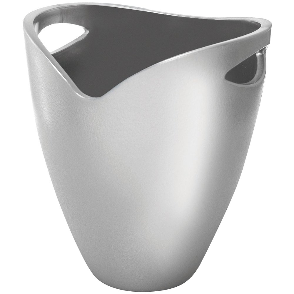 Изображение товара Ведёрко для льда Pulltex Ice Bucket Silver из акрила для охлаждения напитков