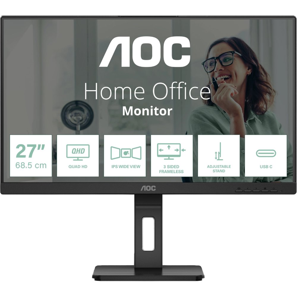 Изображение товара Монитор AOC Q27P3CV 27" TFT IPS QHD с антибликовым экраном