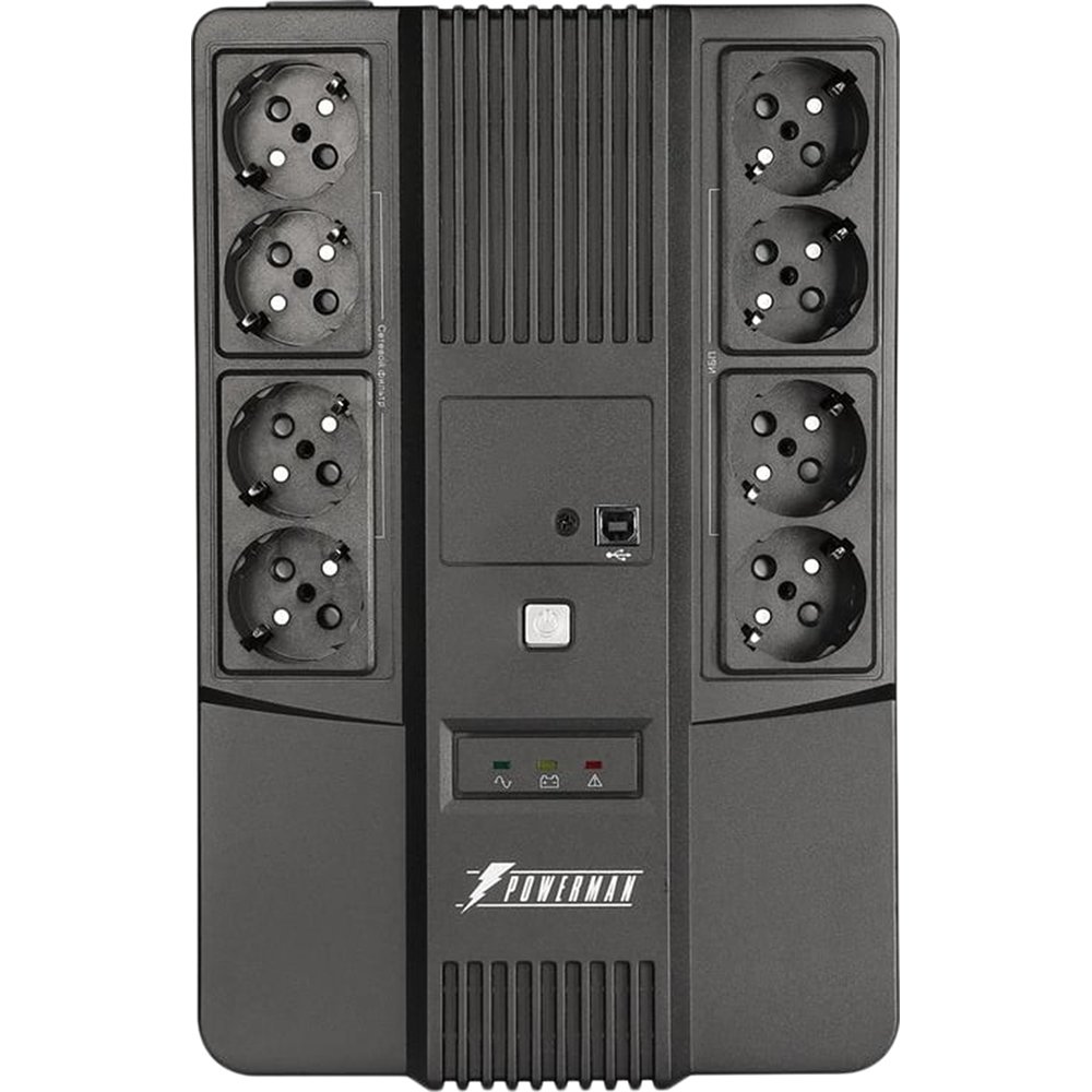 Изображение товара Источник бесперебойного питания Powerman Brick 650 Plus 650 ВА 3 мин