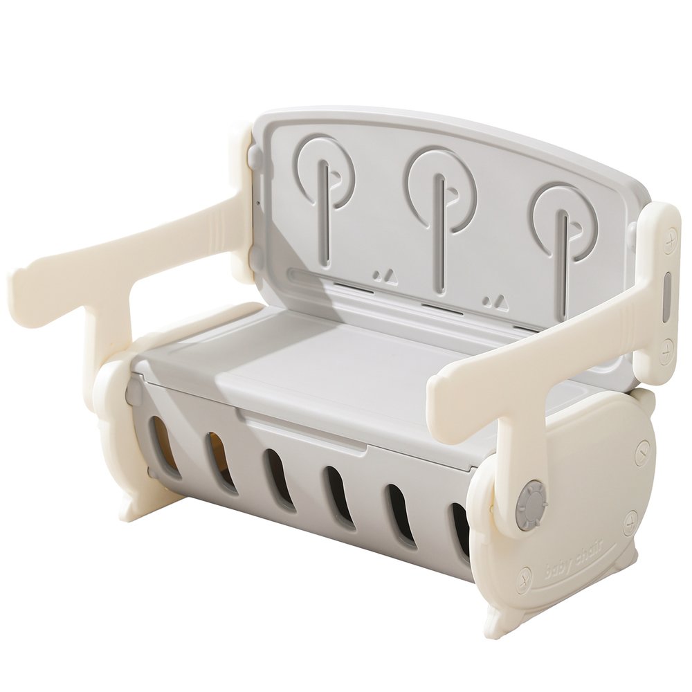 Изображение товара UNIX Kids 3in1 Grey PTCHAIRSGY столик скамья трансформер