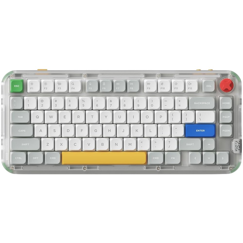 Изображение товара Клавиатура NuPhy Kick75 светло-розовый нано-переключатель, белый (KICK75LP-TG-BLN)