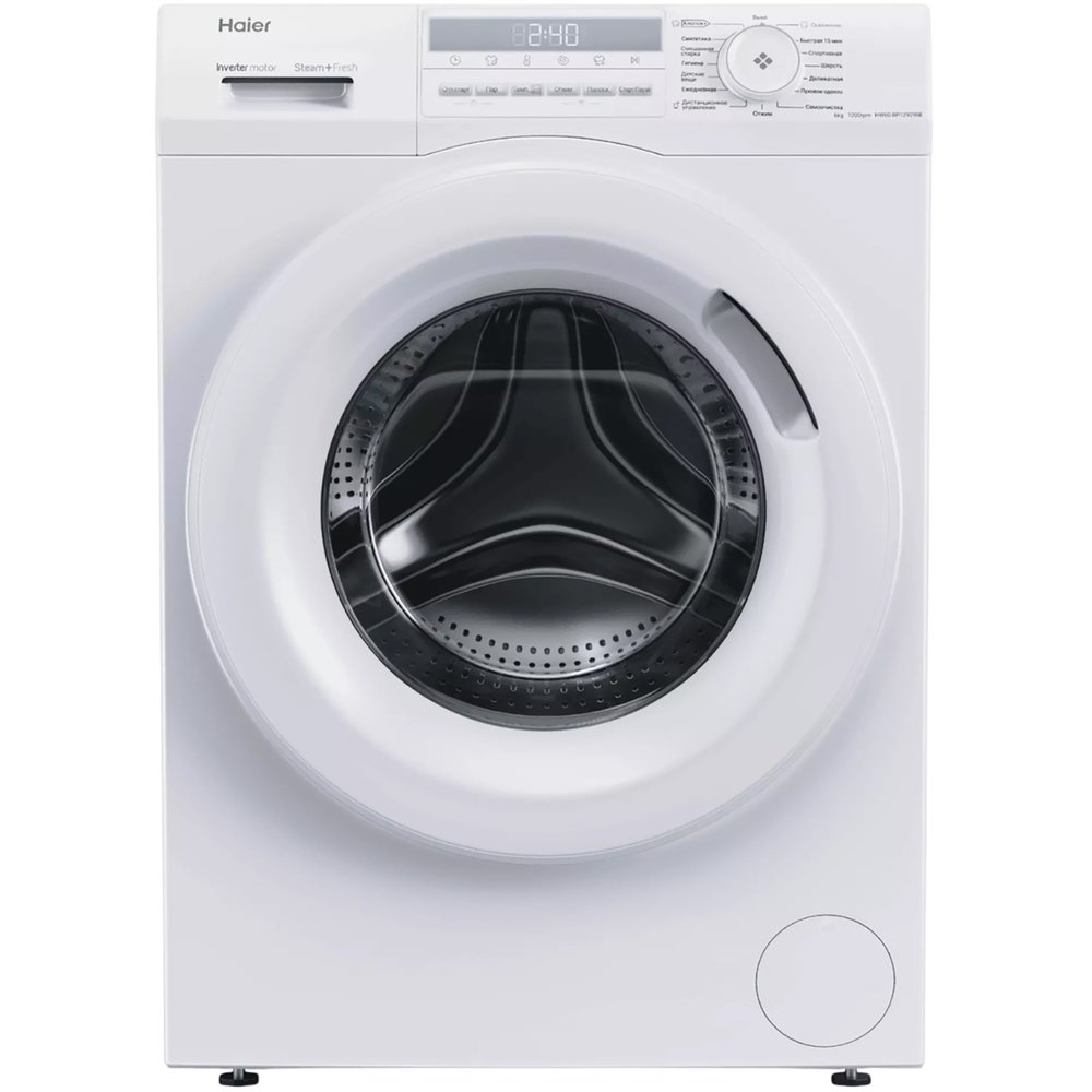 Изображение товара Haier HW60-BP12929BE - узкая 6 кг, до 1200 об/мин Изображение товара Haier HW60-BP12929BE - узкая 6 кг, до 1200 об/мин