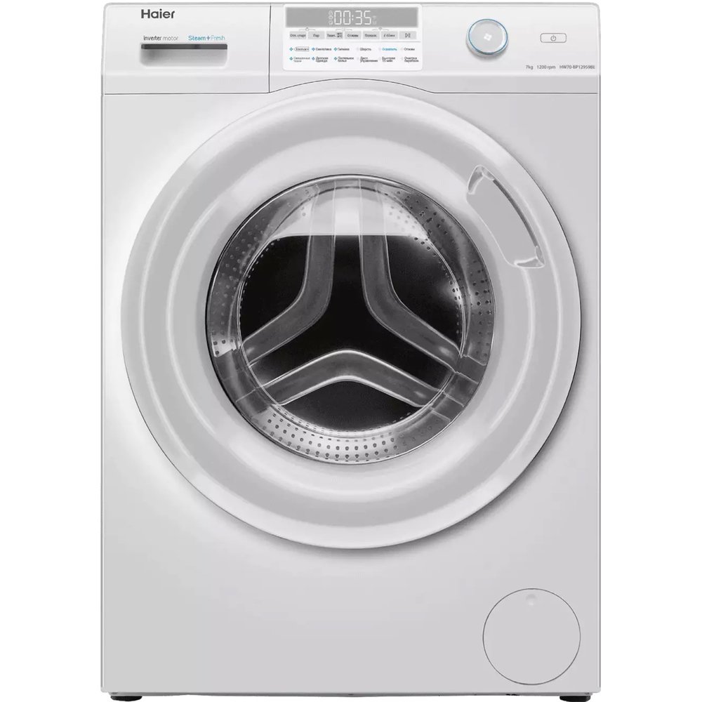 Изображение товара Стиральная машина Haier HW70-BP12959BE 7 кг узкая, 1200 об/мин