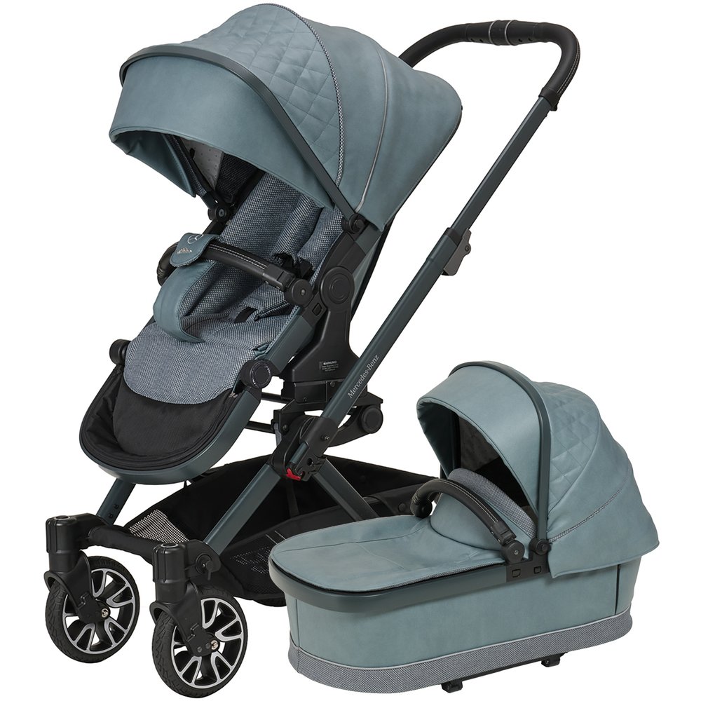 Изображение товара Детская коляска Hartan Mercedes Benz Avantgarde GTX 611 Verde Silbe с увеличенными колёсами