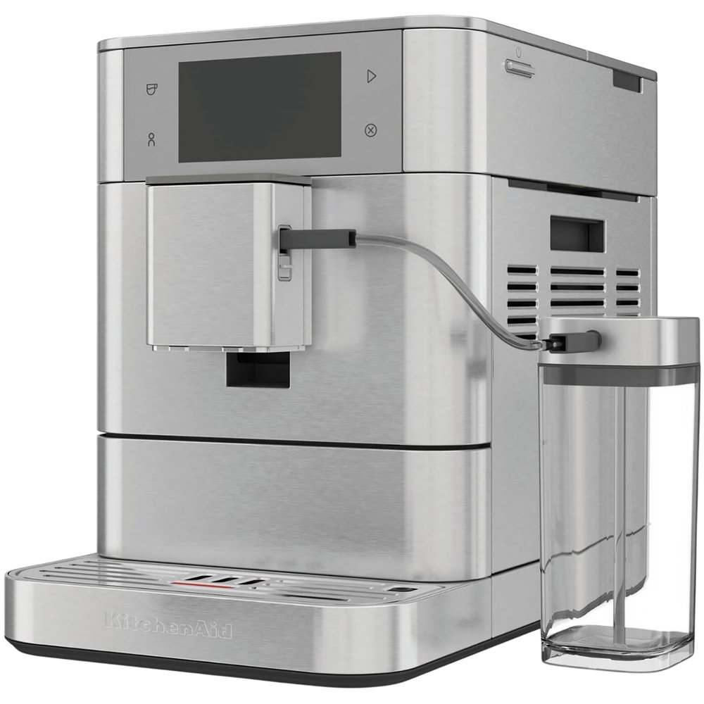 Изображение товара Кофемашина KitchenAid 5KES8558ESX с 15 бар, помол 7 ступеней, 40 программ