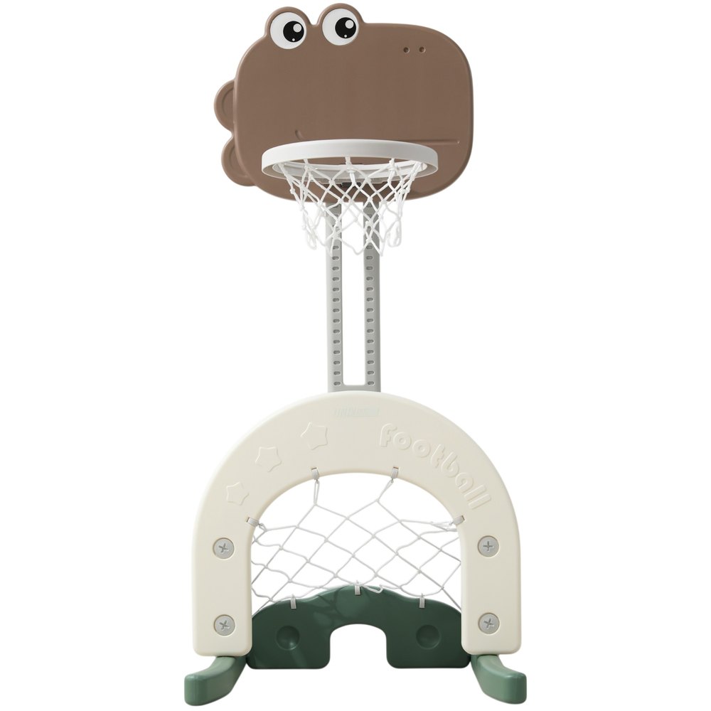 Изображение товара Баскетбольная стойка UNIX Kids Dino зелёный (PPBSDINOGR)