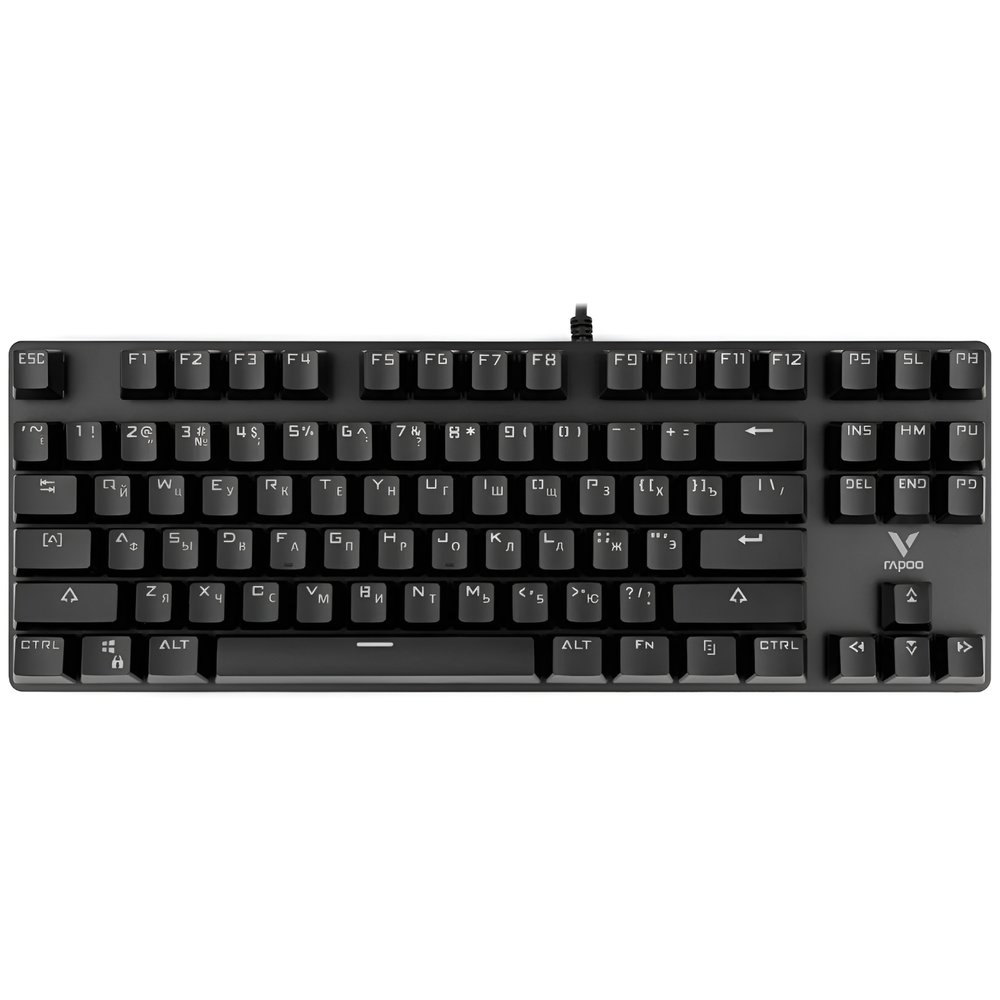 Изображение товара Клавиатура Rapoo V500 ALLOY чёрный Изображение товара Клавиатура Rapoo V500 ALLOY чёрный