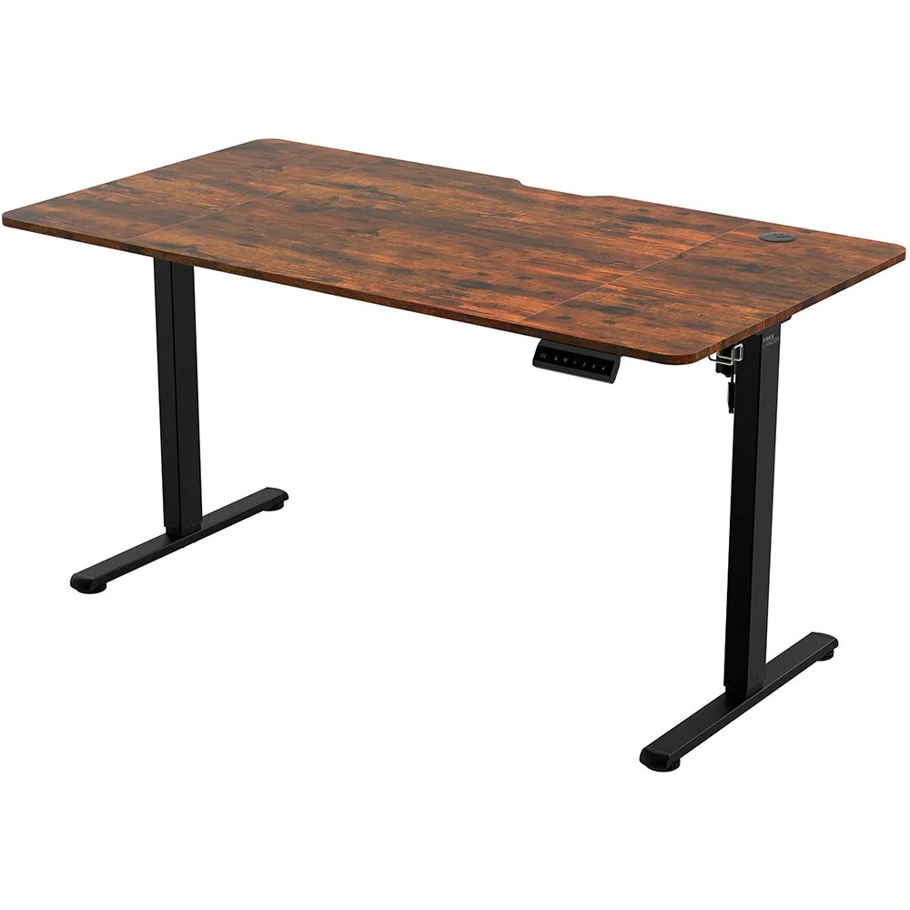 Изображение товара Игровой компьютерный стол ZONE 51 Dark Wood 140 см для геймеров и профессионалов