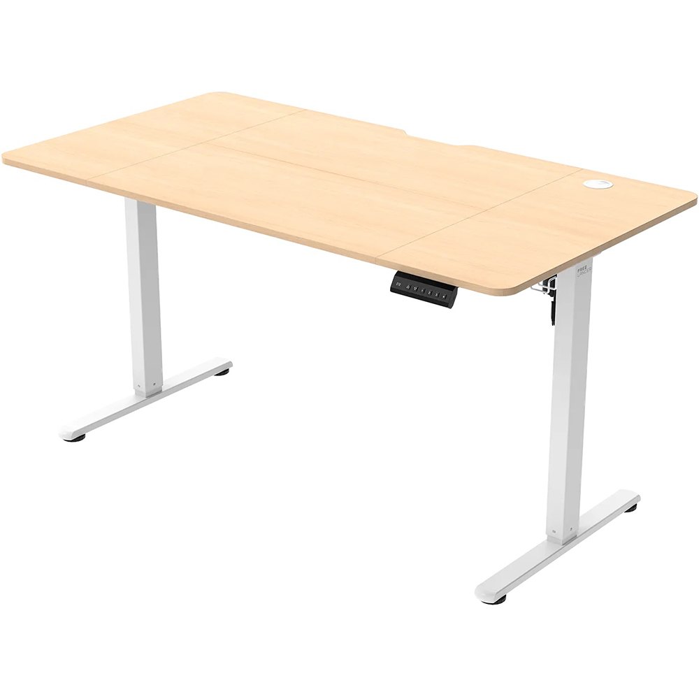 Изображение товара Компьютерный стол Zone 51 e-Freeflow Light Wood 140 см матовая ЛДСП