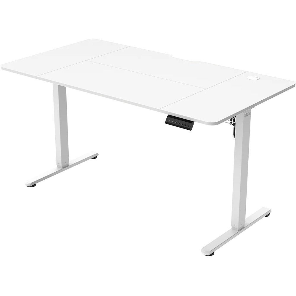 Изображение товара Компьютерный стол Zone 51 e-Freeflow 140 см белый для гейминга