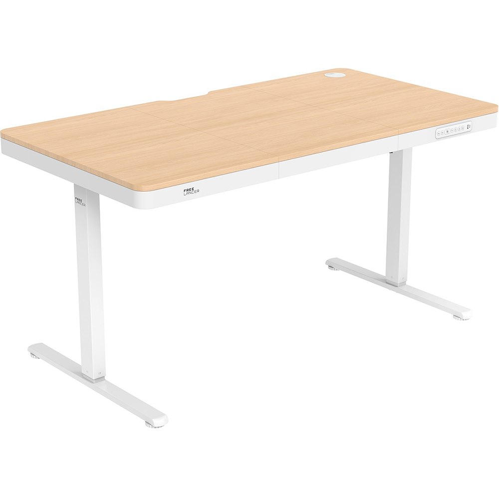 Изображение товара Компьютерный стол ZONE 51 e-Nexor Light Wood (Z51FNEXLW4) с матовой поверхностью